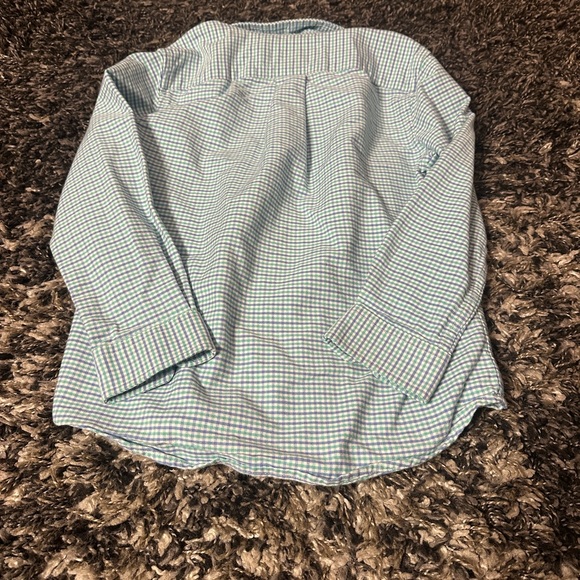 Vineyard Vines Blue and White Plaid Shirt - Picture 5 of 5